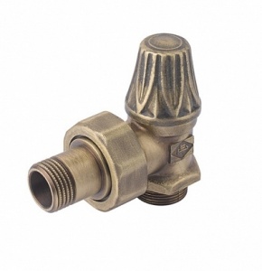 Нижний угл. вентиль Carlo Poletti  (Размер подсоедин. : 3/4"; Материал и тип :бронза retro)