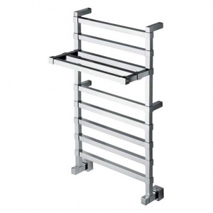Полотенцесушитель электрический 864 BOX с полкой (хром) Margaroli Panorama 8644708CRNB