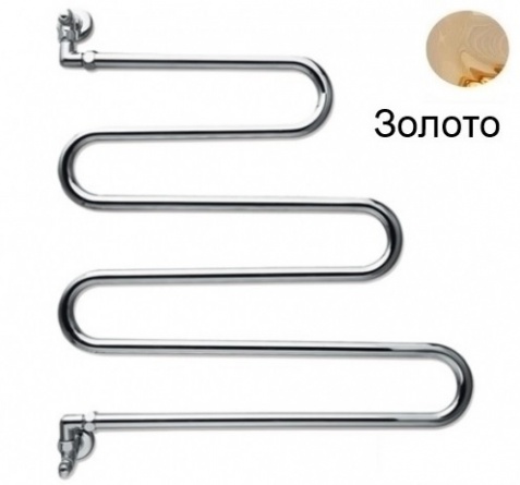 Полотенцесушитель водяной 405 (золото) Margaroli Vento 405GO фото 1