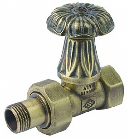 Верхний пр. вентиль Carlo Poletti  (Размер подсоедин. : 1/2"; Материал и тип :бронза retro) фото 1