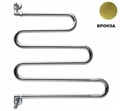 Полотенцесушитель водяной 405 (бронза) Margaroli Vento 405OB фото 1