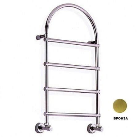 Полотенцесушитель водяной с аркой 442 (бронза) Margaroli Sole 4424704OBA фото 1