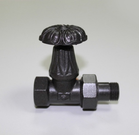 Верхний пр. вентиль Carlo Poletti  (Размер подсоедин. : 1/2"; Материал и тип :антрацит retro) фото 1
