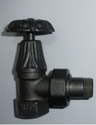 Верхний угл. вентиль Carlo Poletti  (Размер подсоедин. : 1/2"; Материал и тип :антрацит retro) фото 1