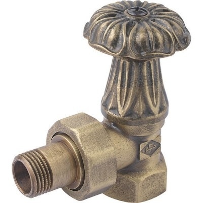 Верхний угл. вентиль Carlo Poletti  (Размер подсоедин. : 1/2"; Материал и тип :бронза retro) фото 1